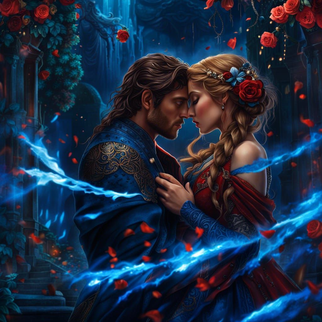 Blue Eyes Crying: A Detailed Matte Painting