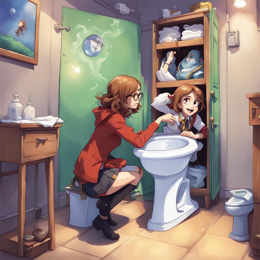 Emma Stone as Harry Potter in Pixar Style