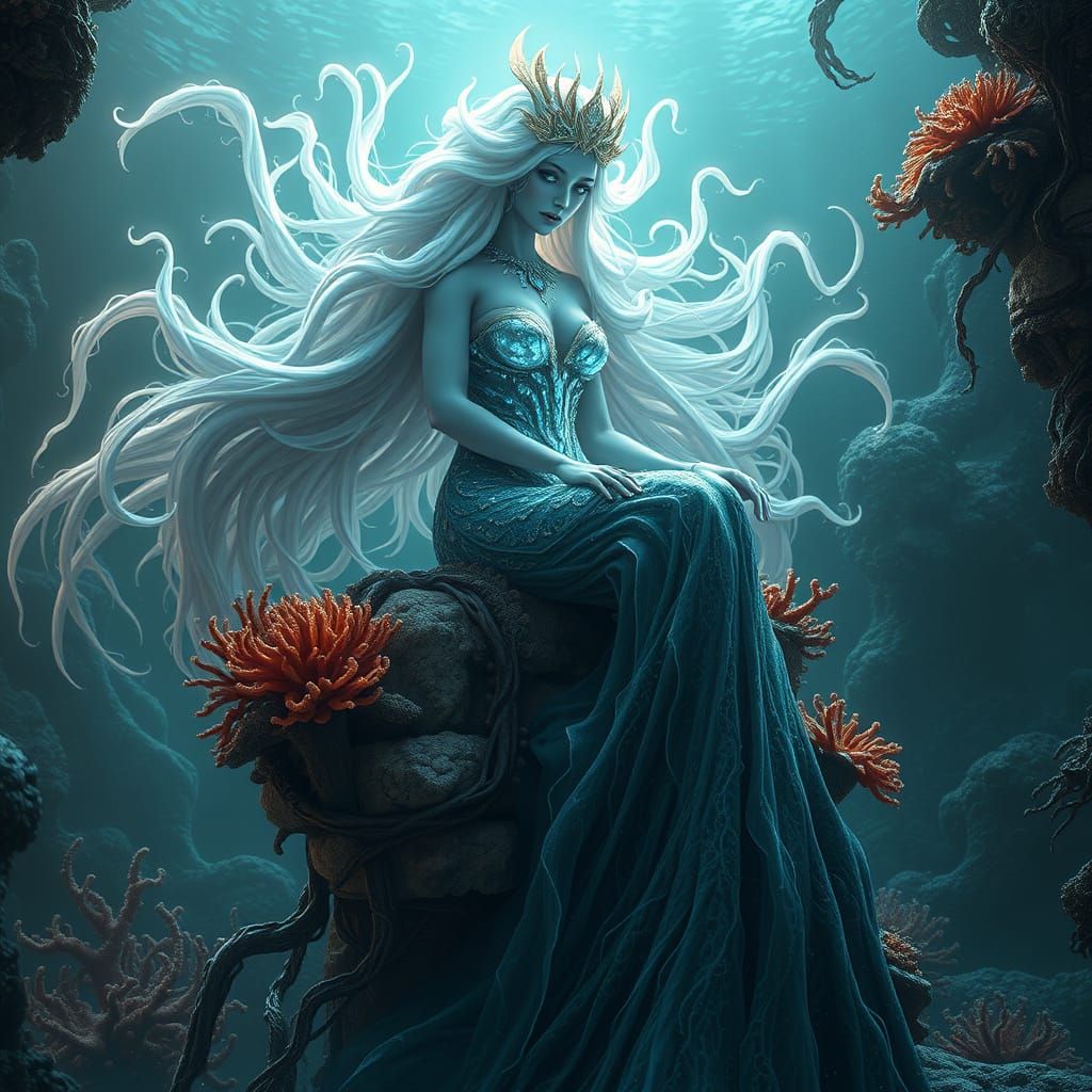 Enchantress of the Corrupted Reef in Iridescent Splendor