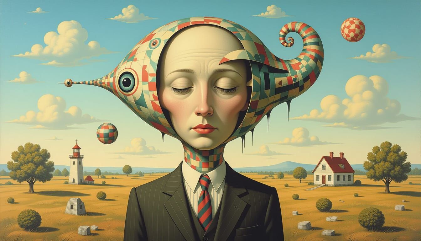 Surreal Embrace: An Unearthly Encounter