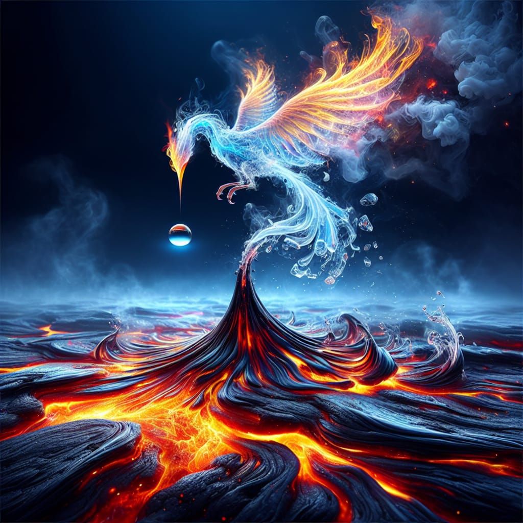 Phoenix Rising: Fire and Ice Transformation