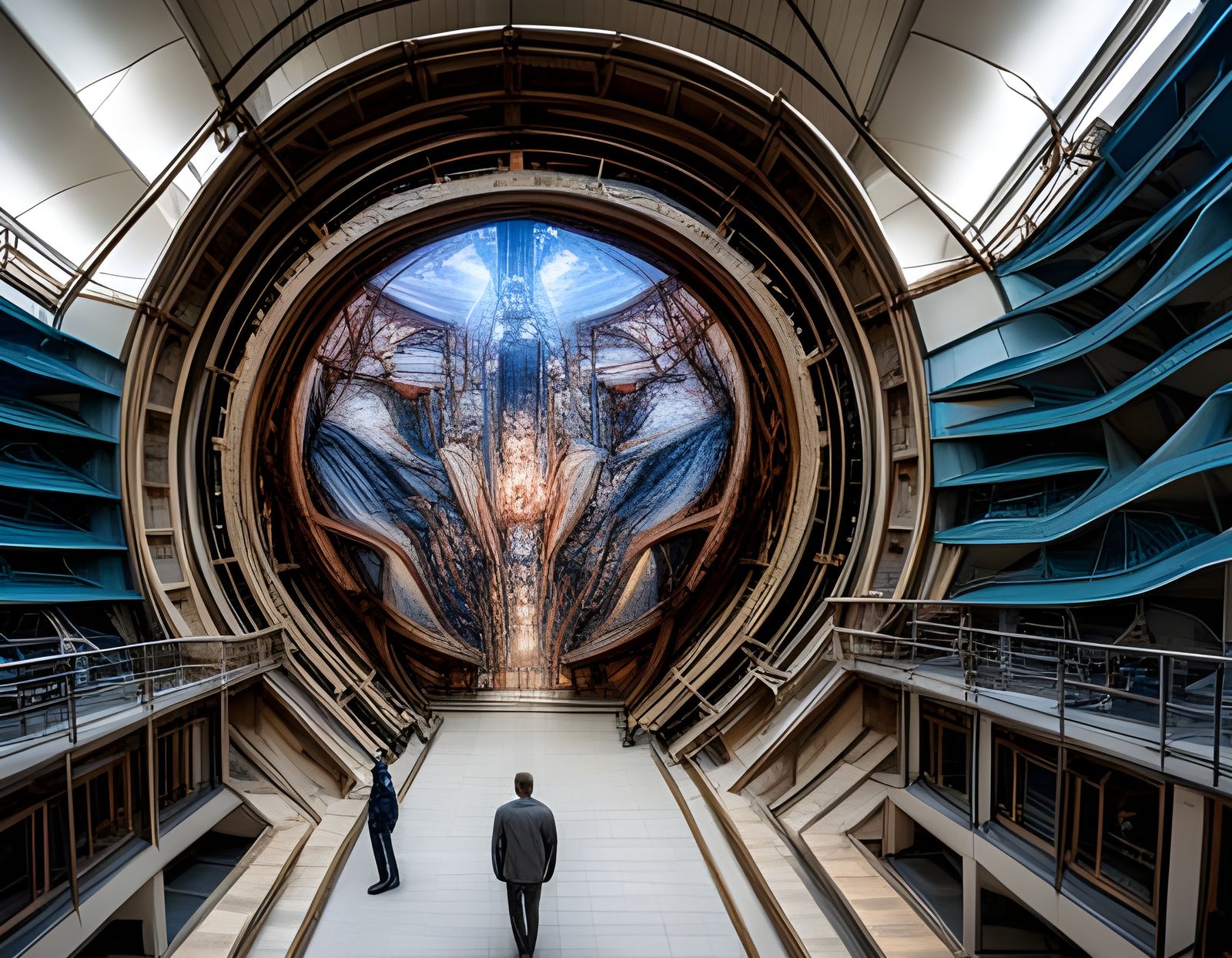 CERN Tour: Dreamlike Alien Futuristic Science