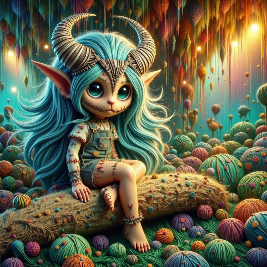 Stitchies in Neon Hues