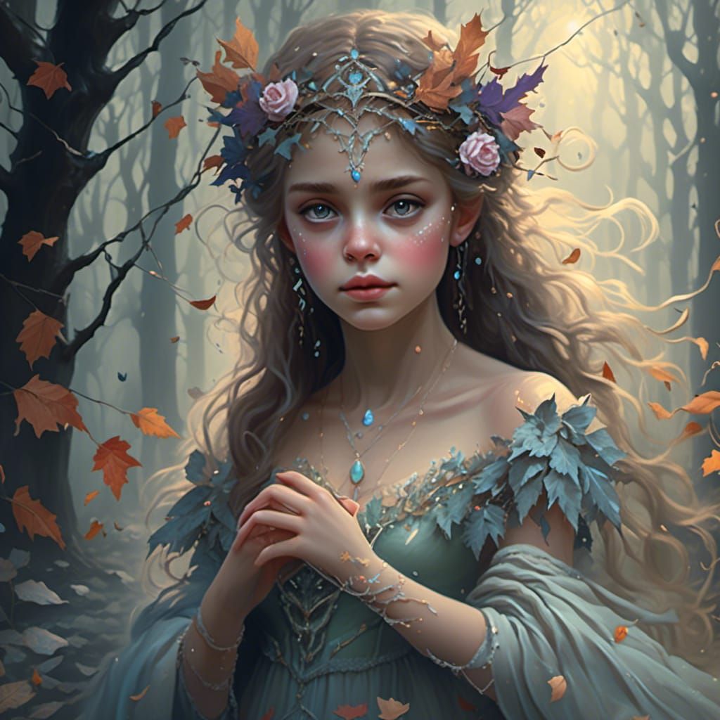 Her eyes, they shimmer like the dew