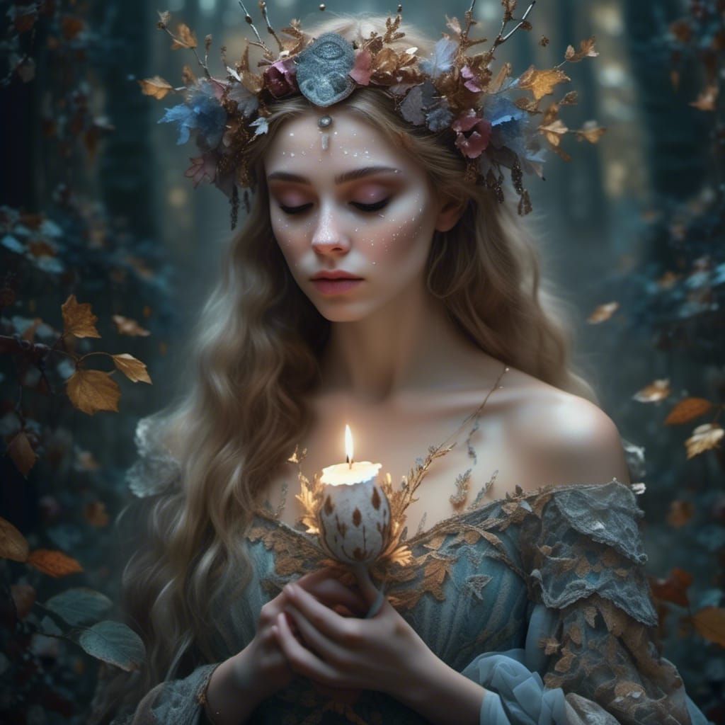 Her eyes, they shimmer like the dew