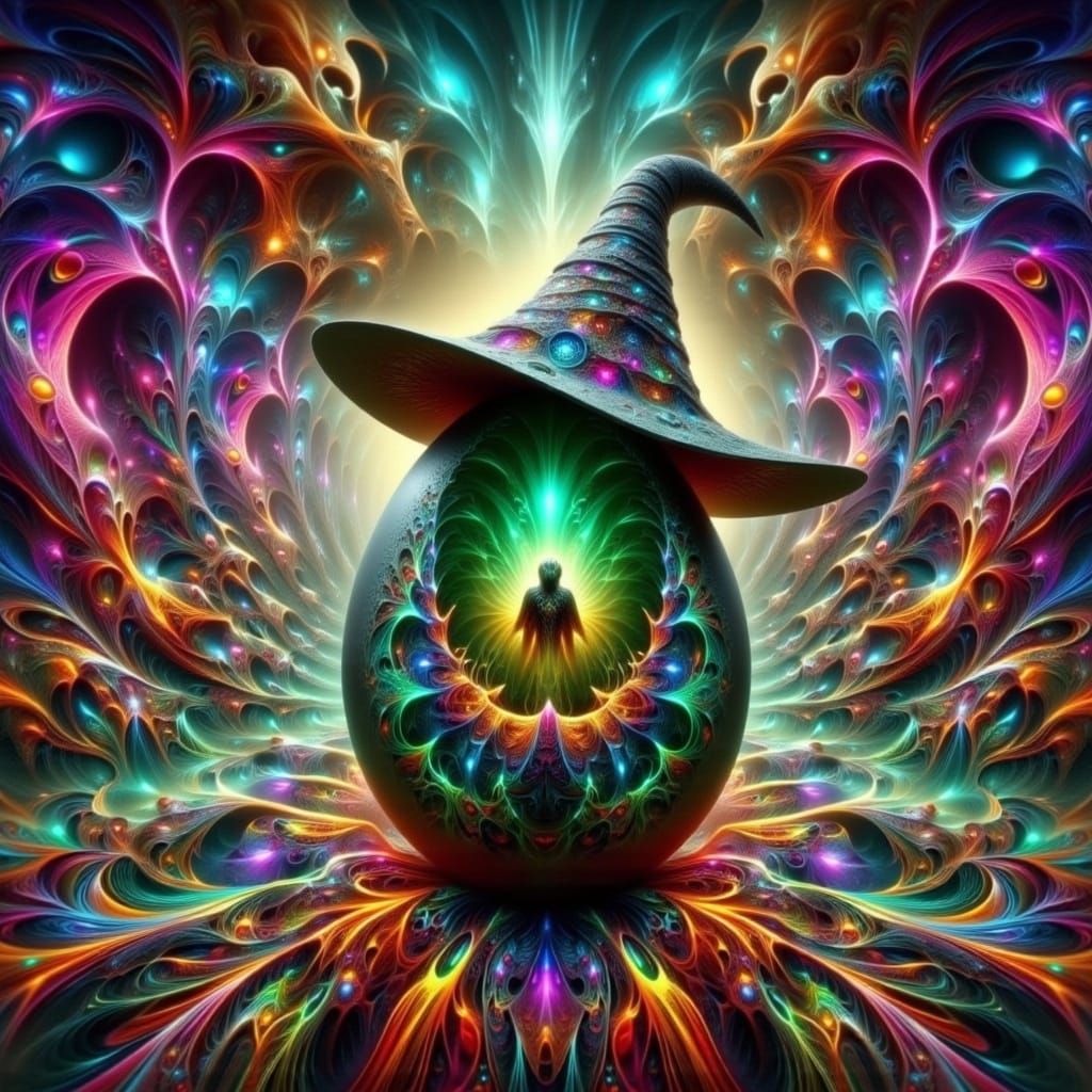 Double Exposure: Witch Hat and Emerald City