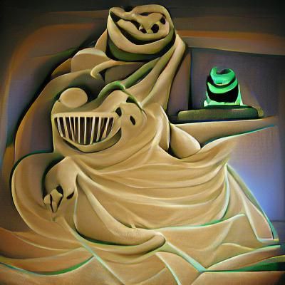 Oogie Boogie in Art Deco Style