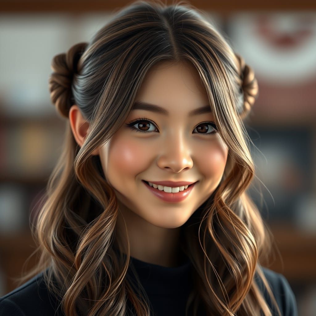 Ethereal Portrait of a Young Woman