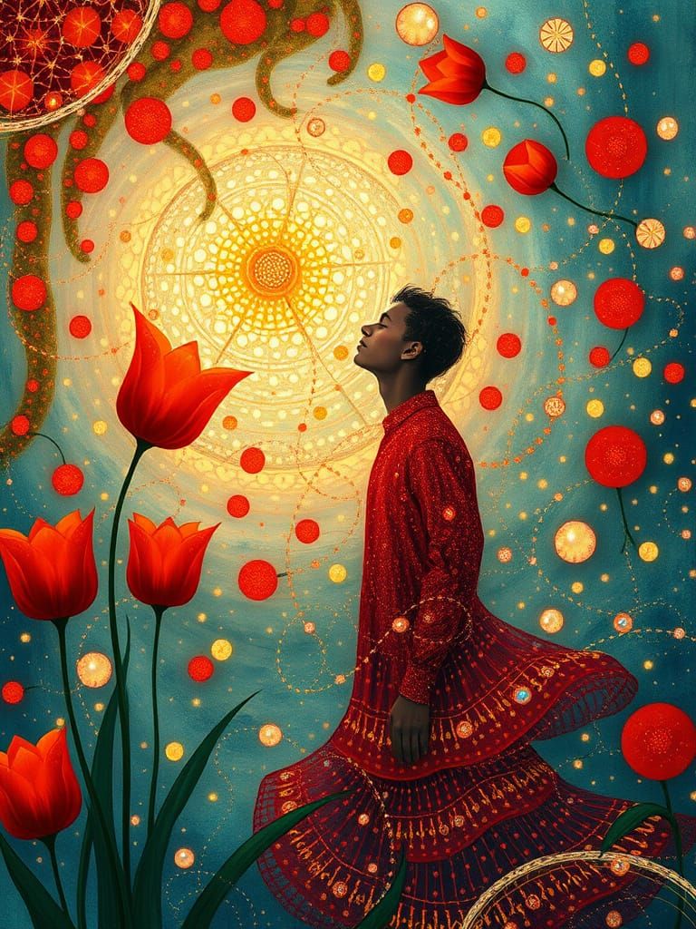 Surrealistic Dreamscapes in Liquid Opal: Whimsical, Ethereal...