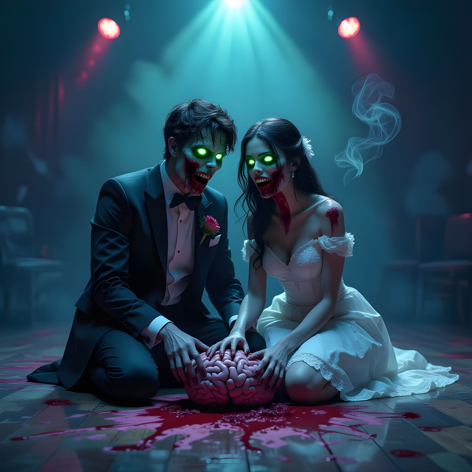 Zombie Prom Night: Brain Feast in Gothic Horror Style