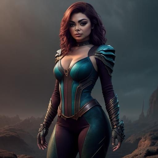 Photorealistic Face Morph in Detailed Digital Painting