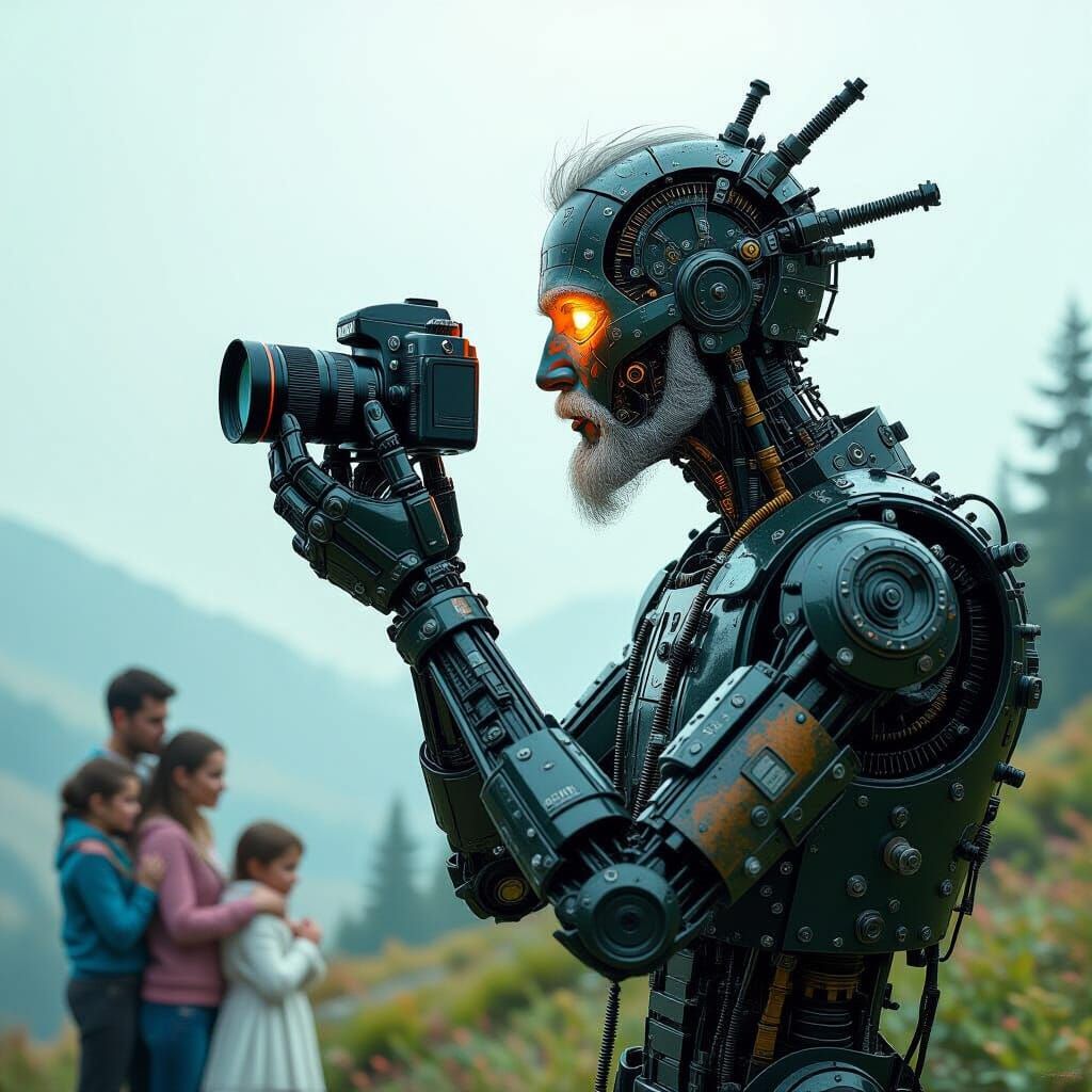 Mechanical Man Photographs Family: Fantasycore Art