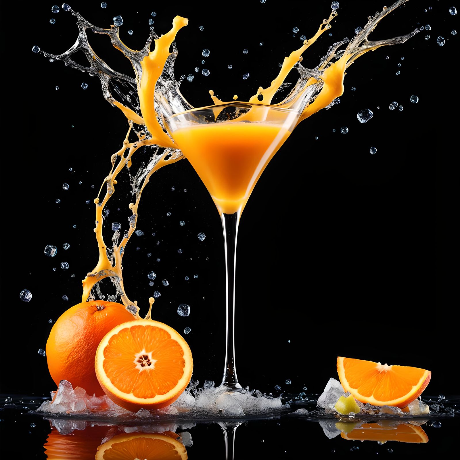 Oops Splash Of Organic Sicilian Orange Juice.