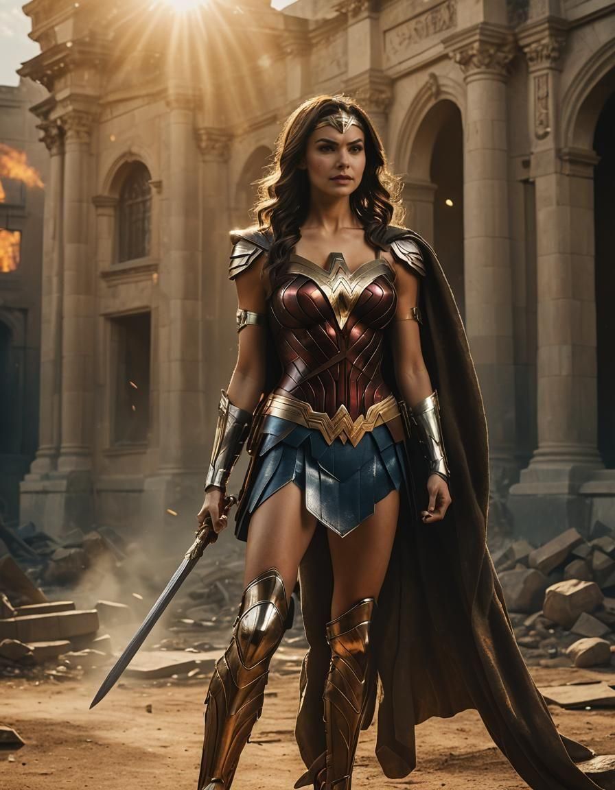 Victoria Justice as Wonder Woman, Cinematic
