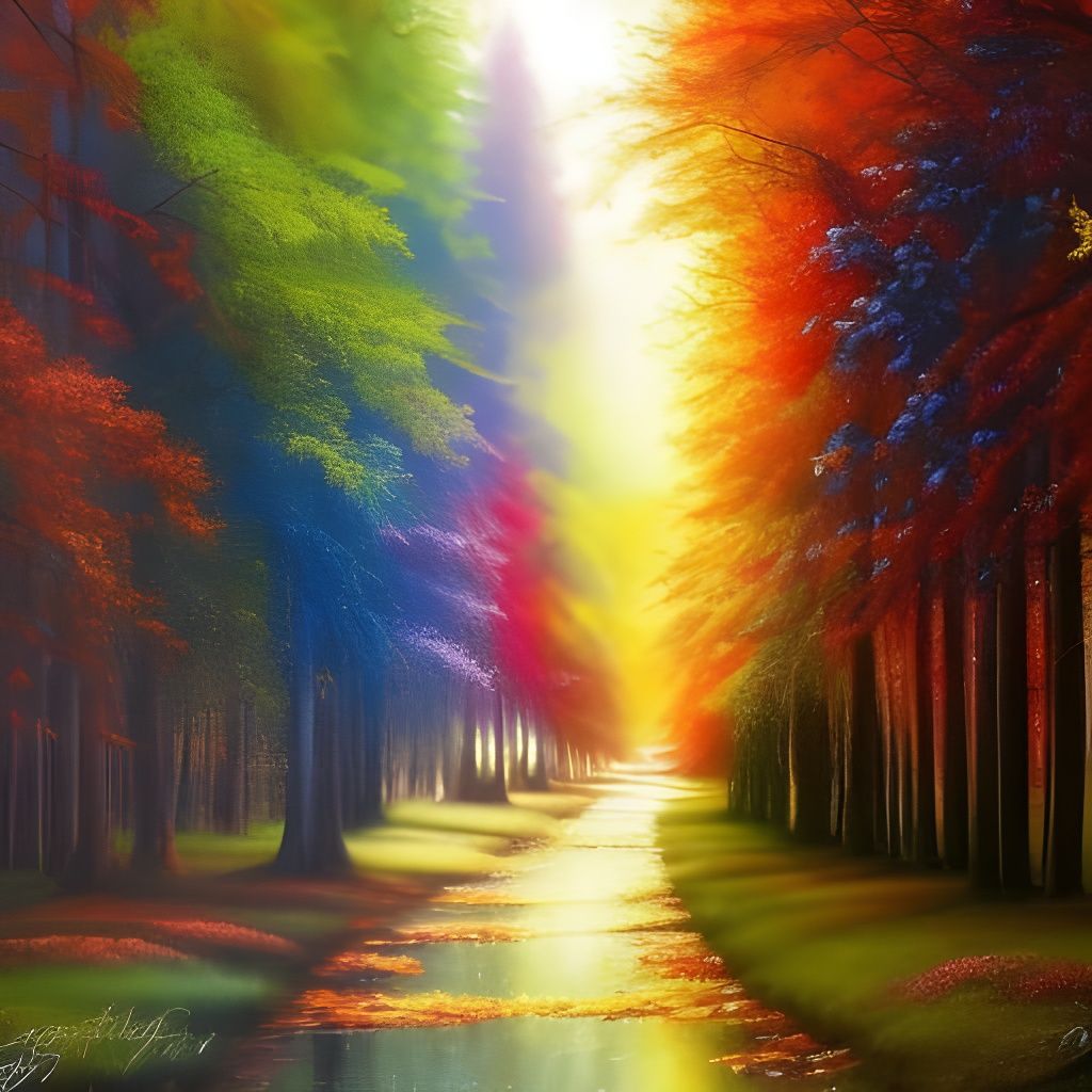 Enchanted Fairy Forest in Hyperrealistic Oil Painting