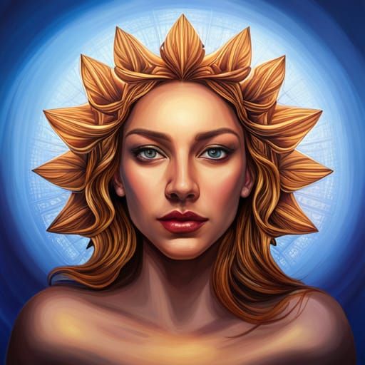 Mabon Mandala: Hyperrealistic Splash Art