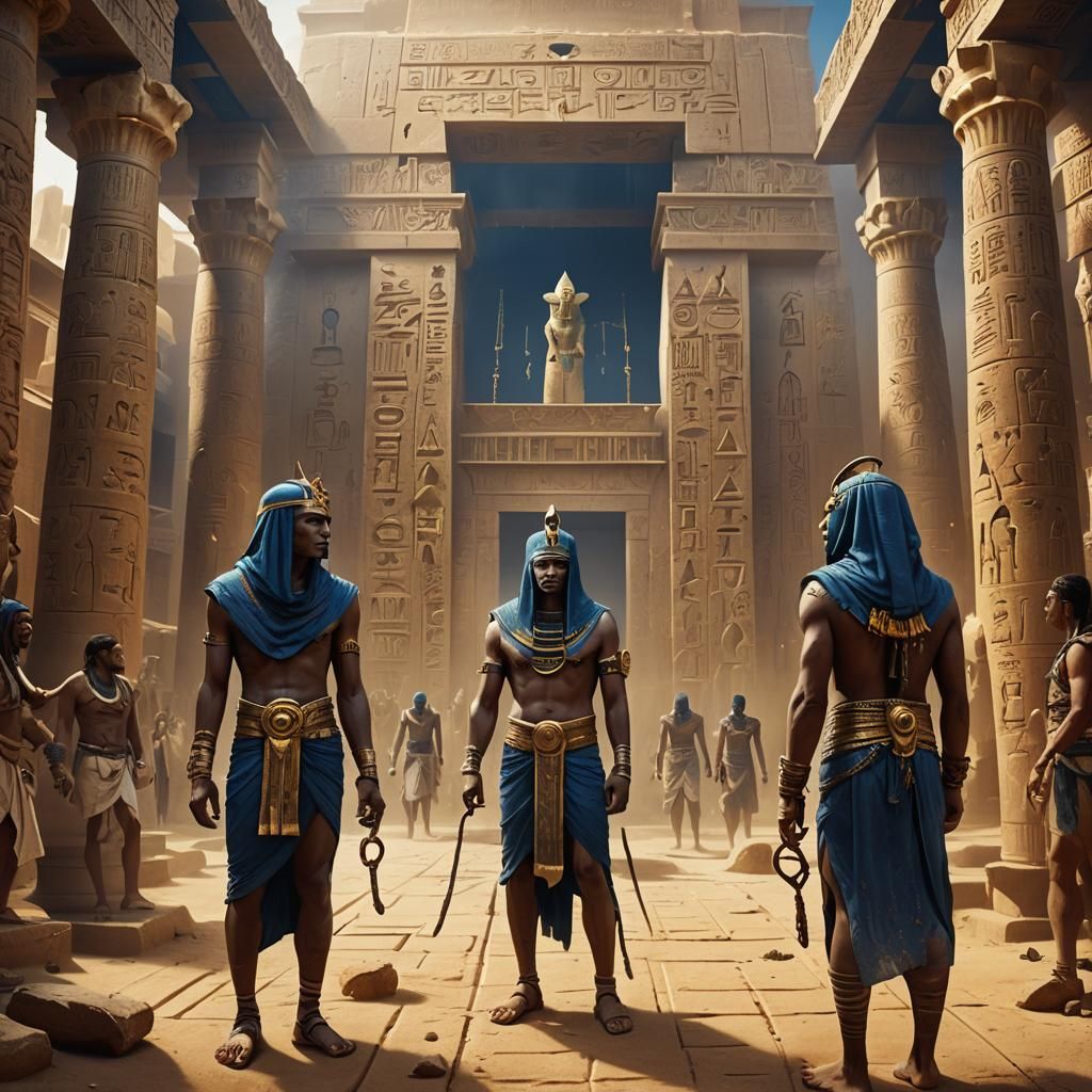 Surreal Ancient Egypt Fantasy Concept Art