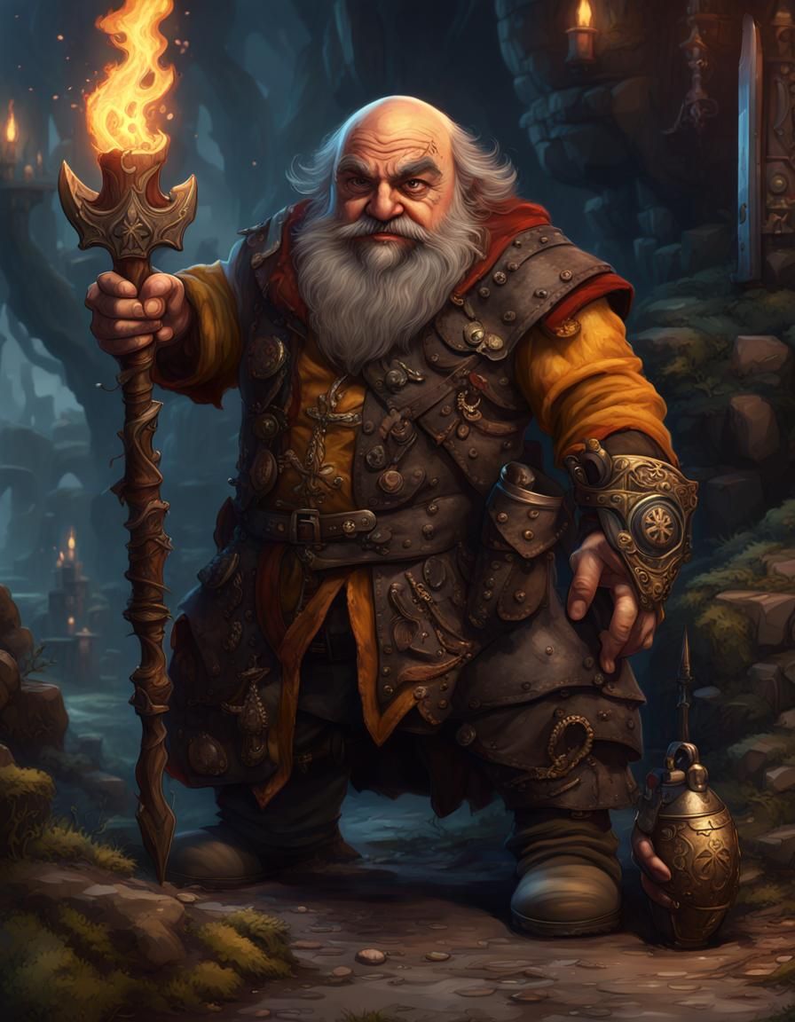 Danny DeVito as Dwarf Rogue: Fantasy Art
