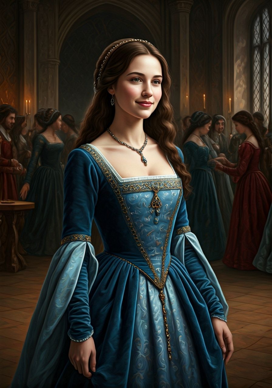 Medieval Lady's Ball Entrance