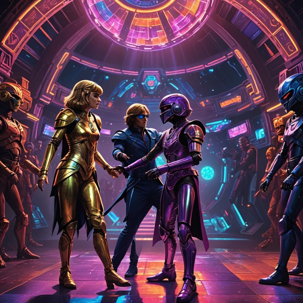 Dance Battle: Benda and Zelda in Disco Lights