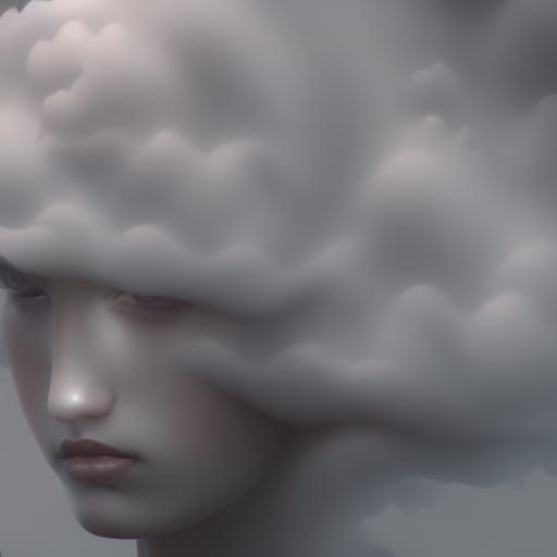 She's in the clouds
