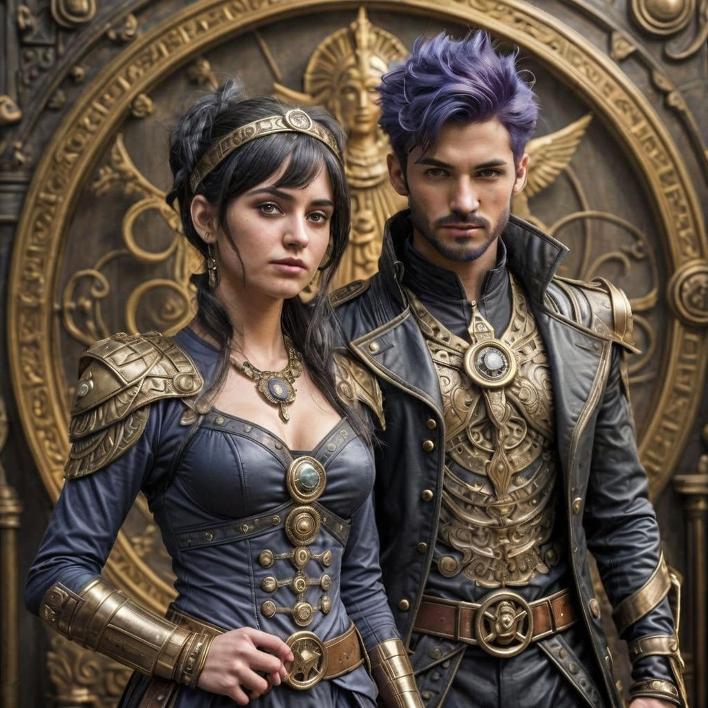Steampunk Pirate Gods: Athena and Dionysus in Fantasy Art
