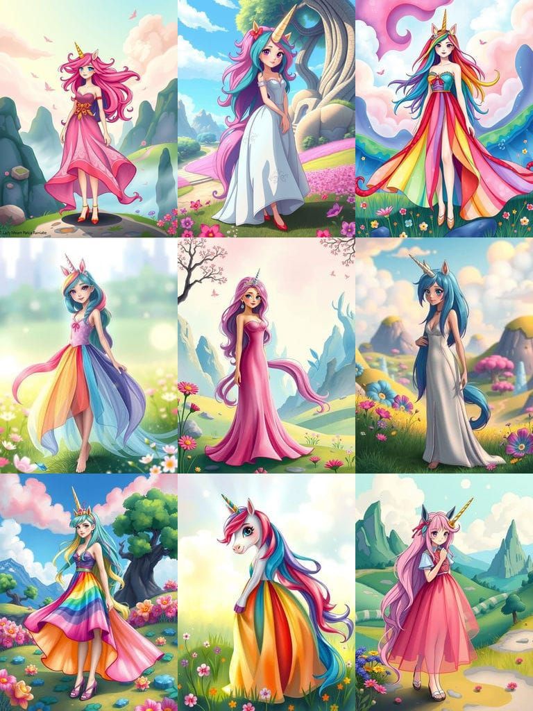 Lady Rainicorn as Human: Adventure Time Reimagined