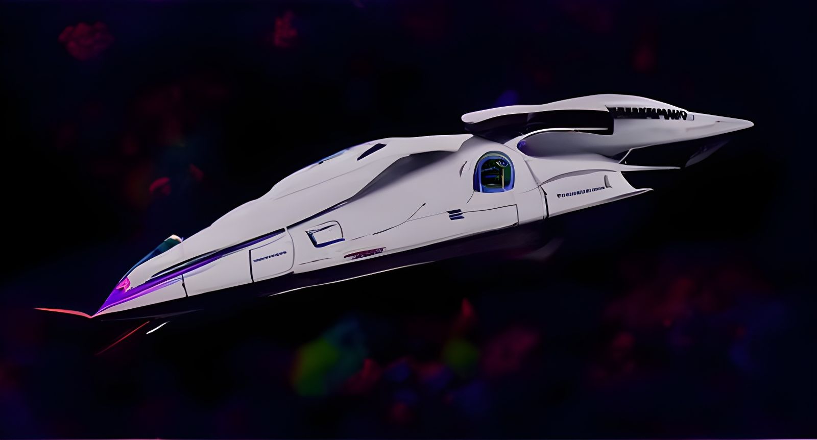 Futuristic Spaceship Concept