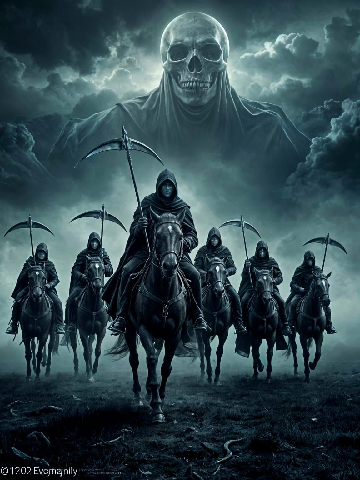 Thirteen Horsemen Ride in Gothic Apocalypse