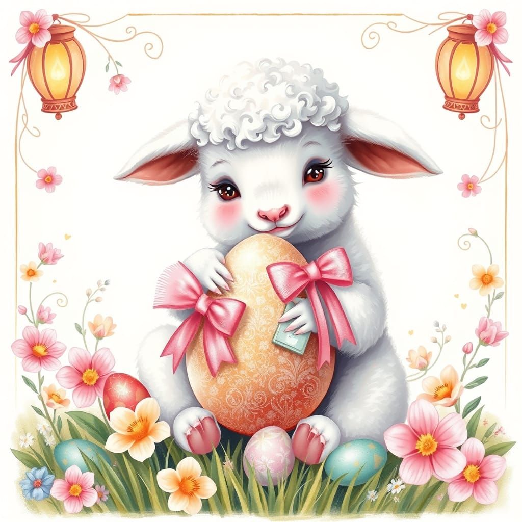 Easter sheep