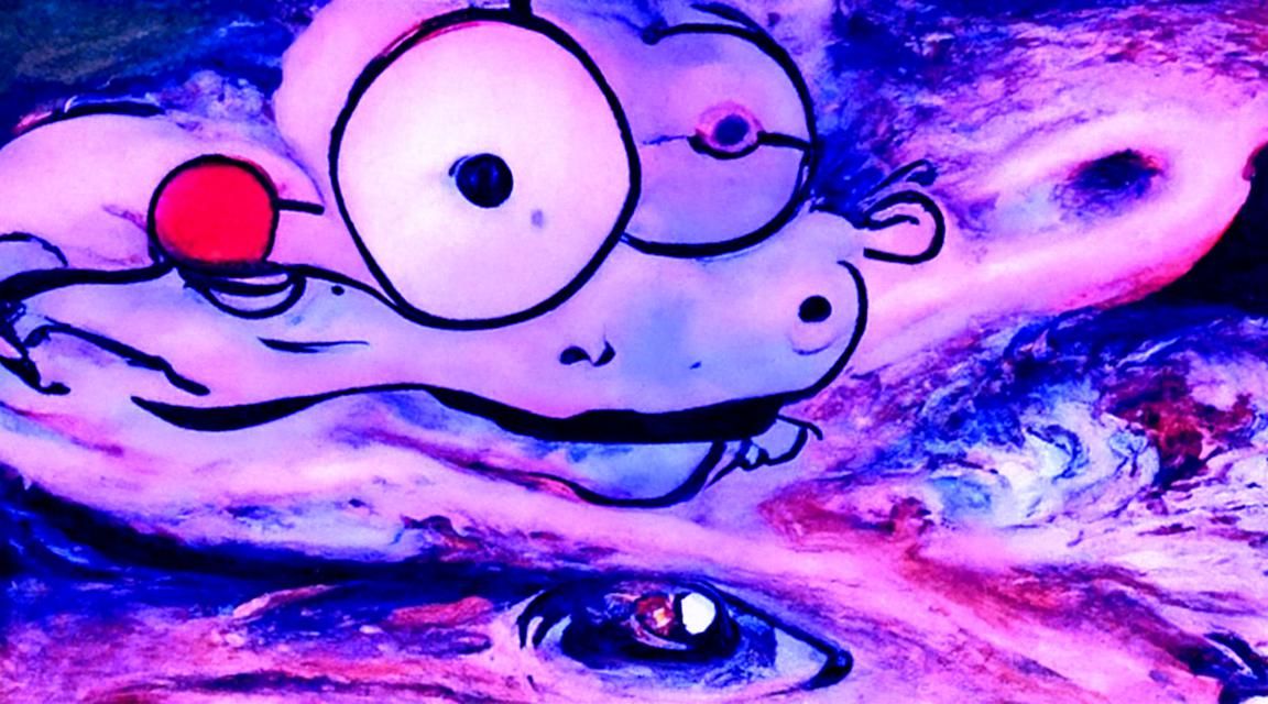 Rugrats on Acid: A Hyperrealistic Cosmic Dream