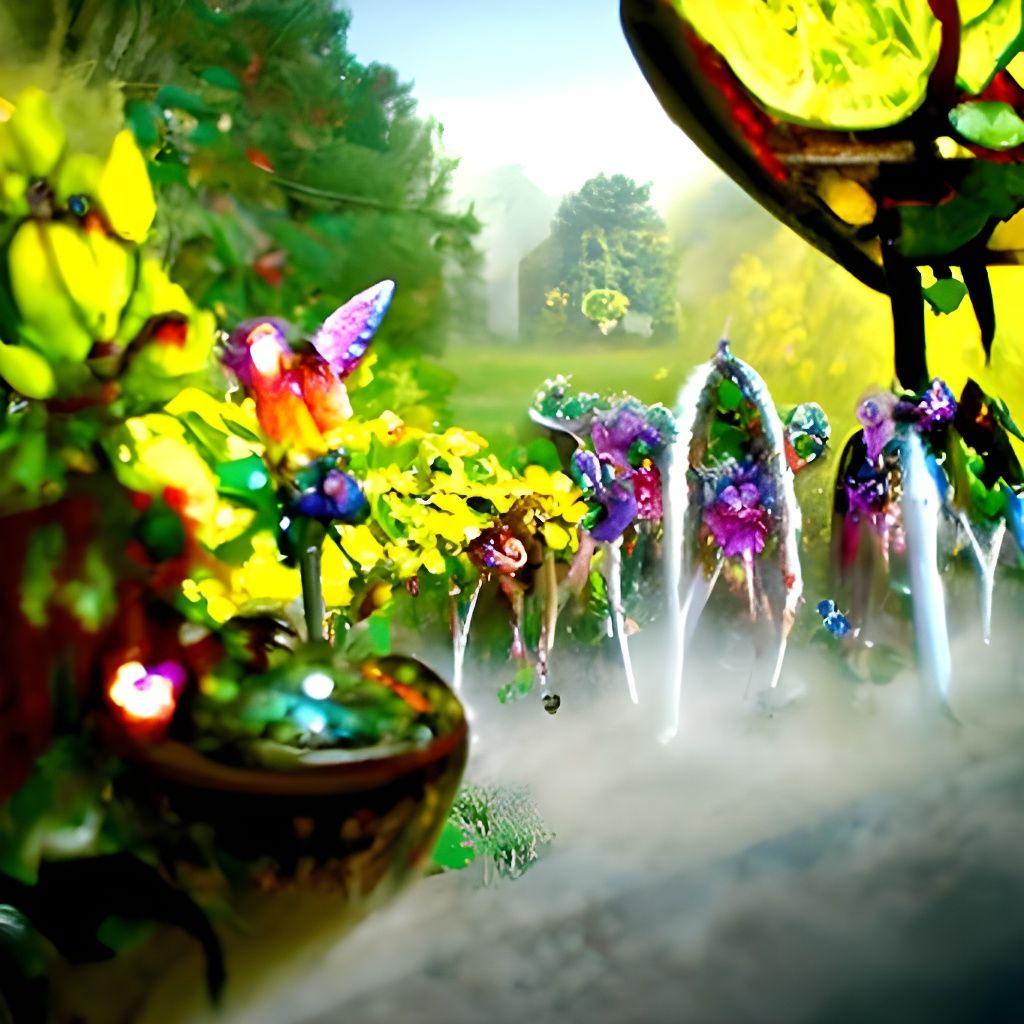 Fairies Sipping Dewdrops: Ethereal Fantasy Art