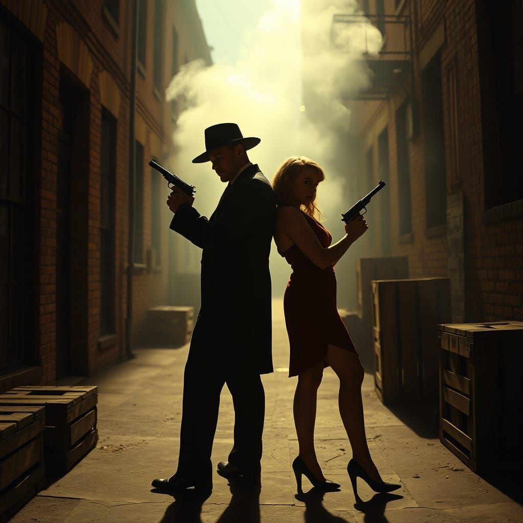 Outlaw Legends in a Gritty, Cinematic Frame