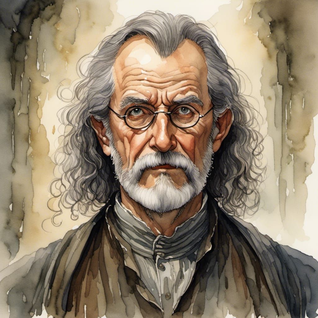 Sinister Imposter Professor in Card Art Style