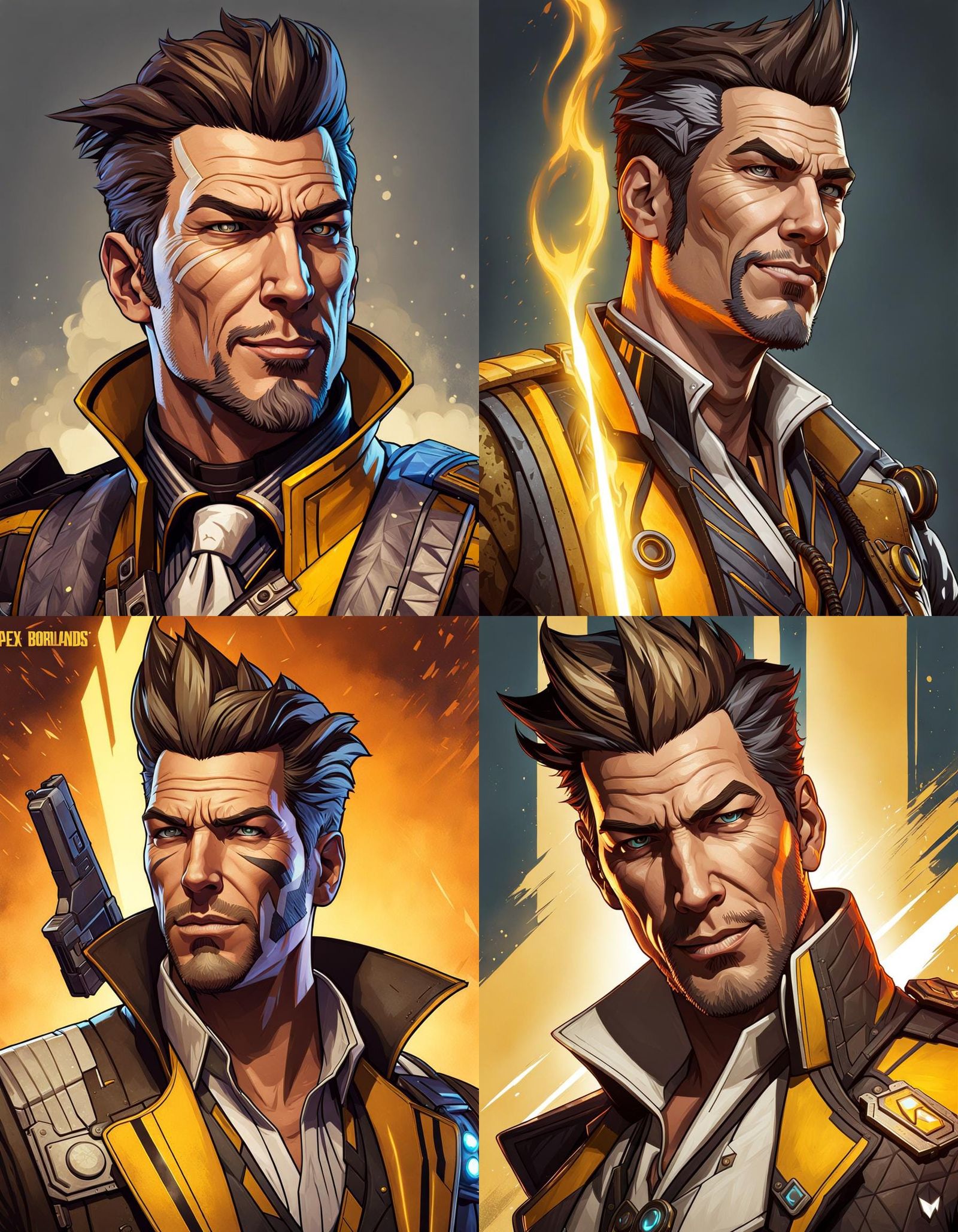 Handsome Jack as Apex Legends Character Portrait