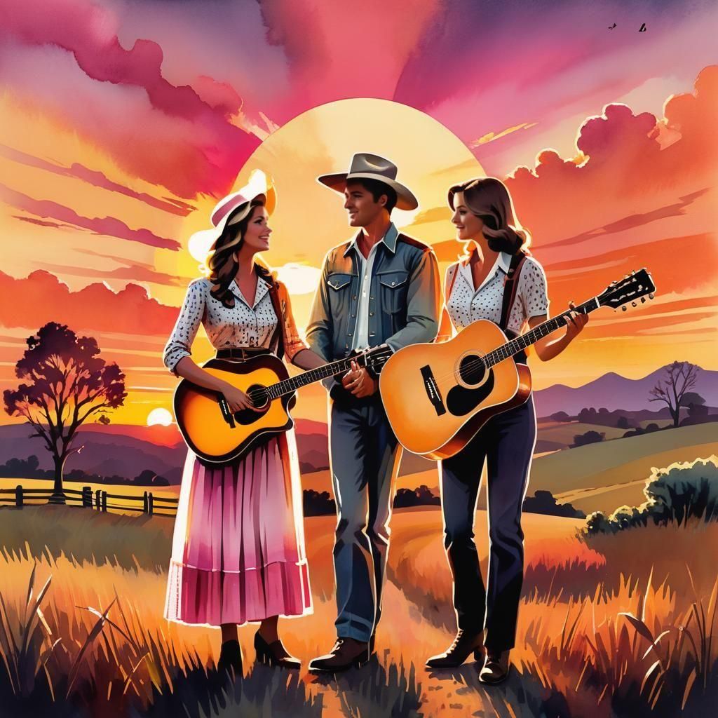 1960s Country-Gospel Album Cover of The Conovers