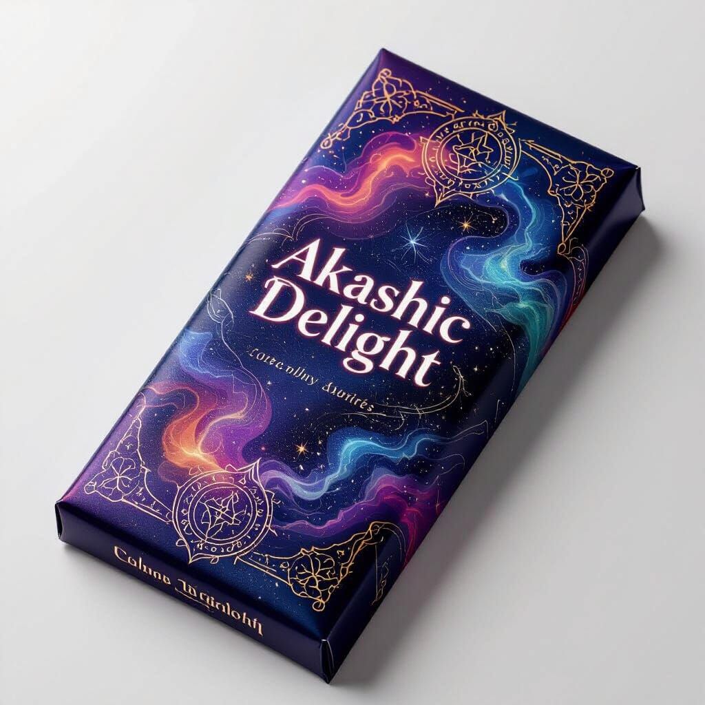 Mystical Akashic Candy Bar Package Design