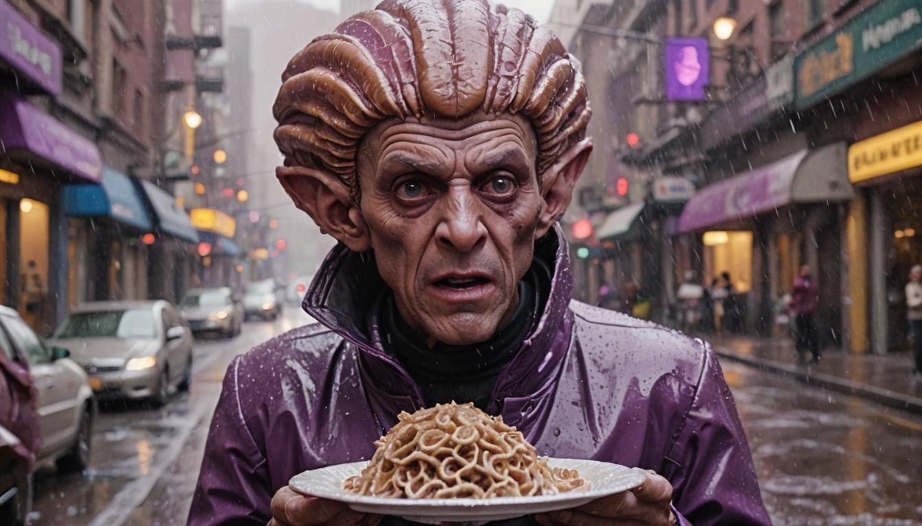 Armin Shimerman as Ferengi Quark in Alien City