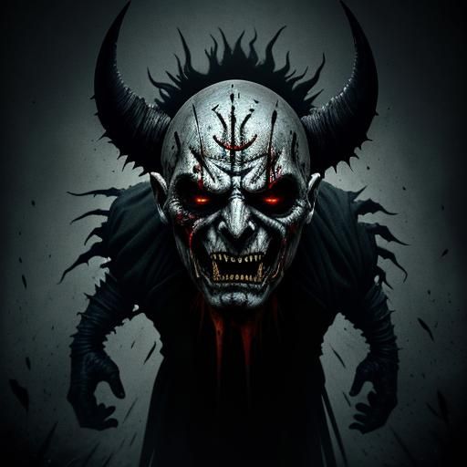 Terrifying Humanoid Horror Figure Rushes Forward