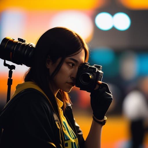 People Taking Photos in Golden Hour: Photography Masterpiece