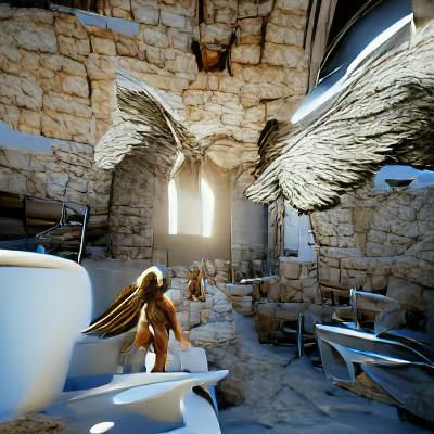 Biblical Angels Rendered in Unreal Engine