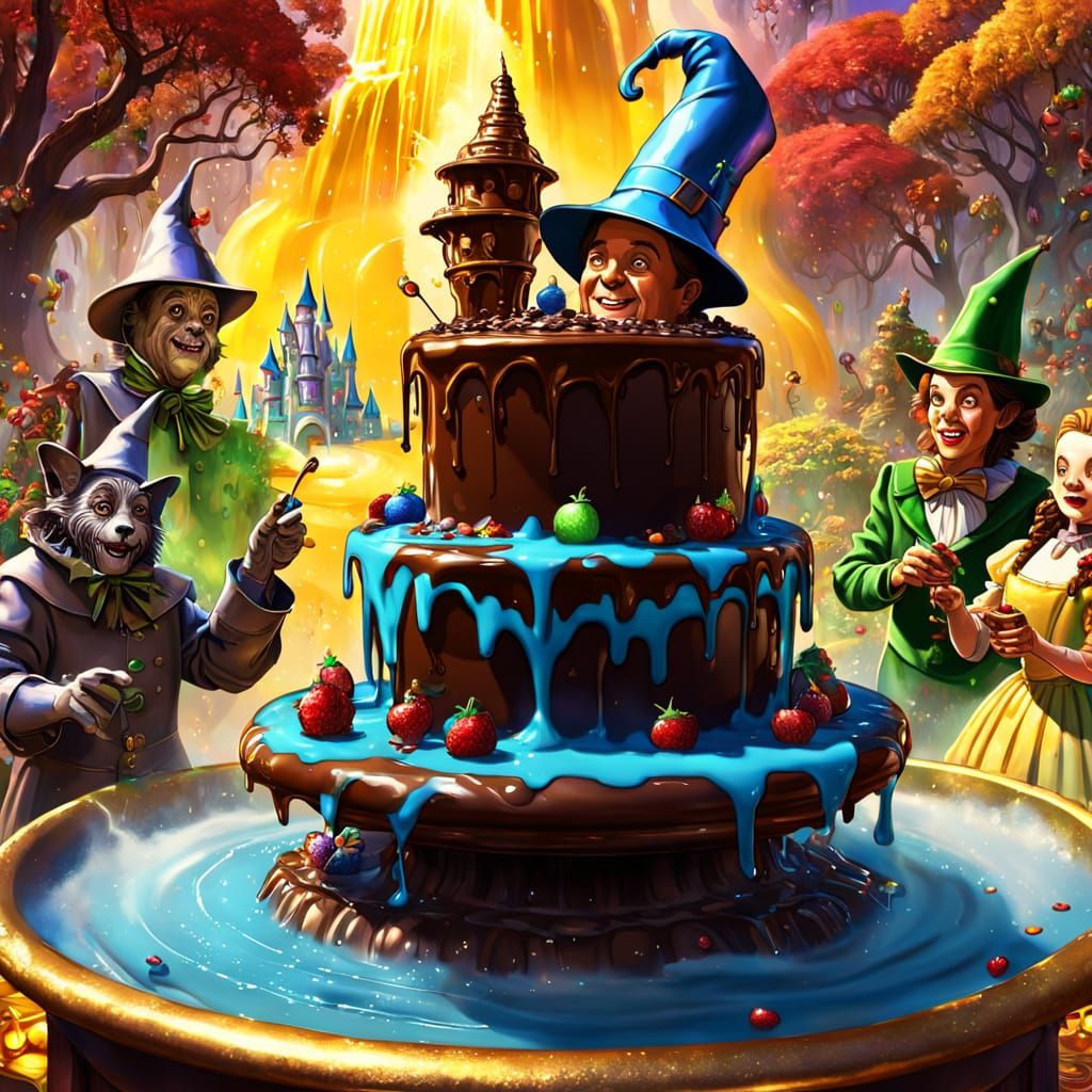 Wizard of Oz Party at Chocolate Fountain