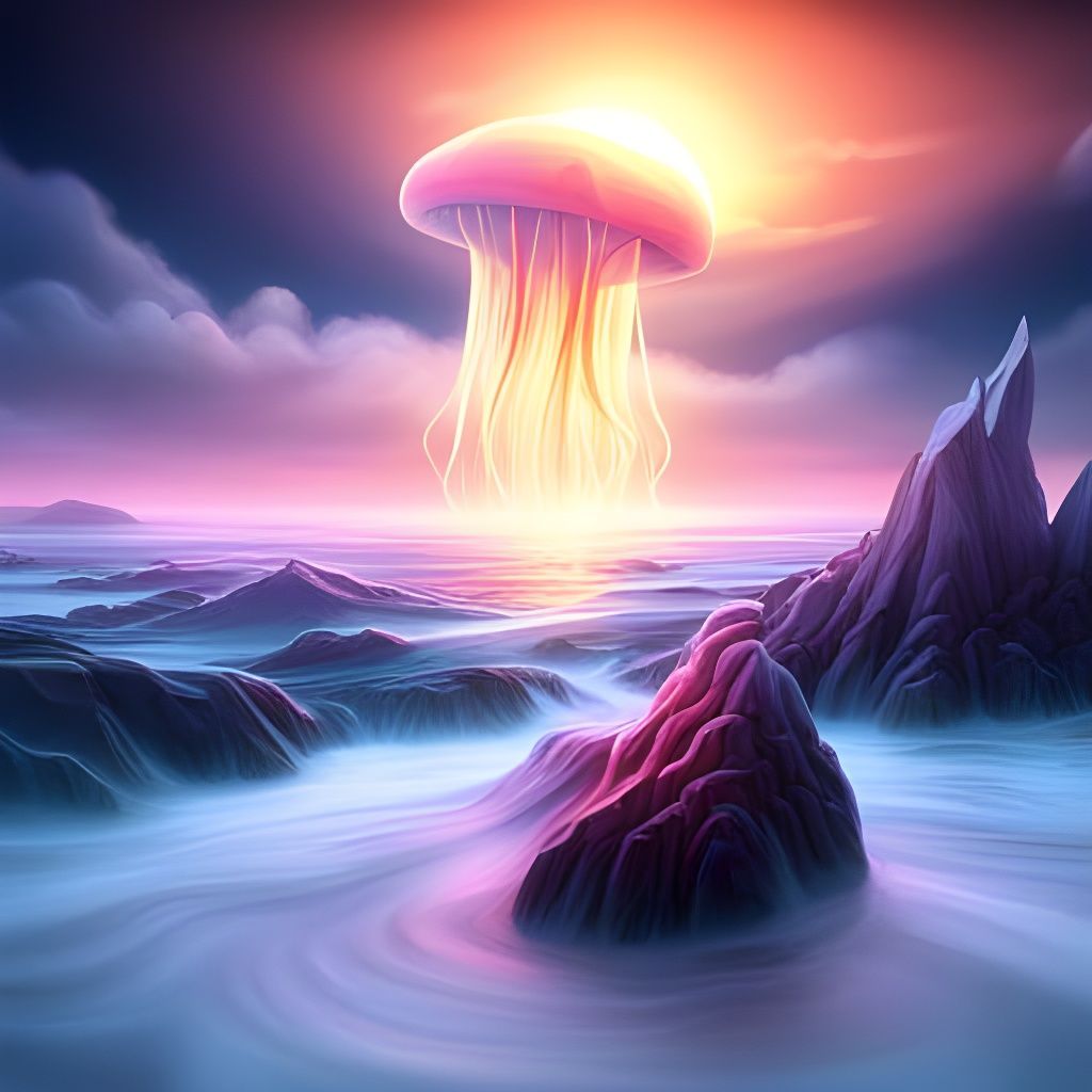 The Translucent Aerial Jellyfish