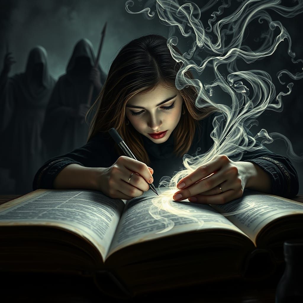 Ancient Book Reveals a Dark Fantasy Scene