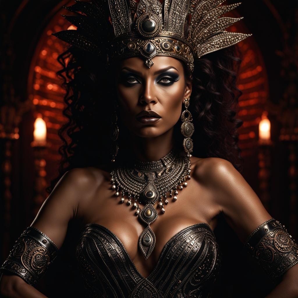 Akasha, Queen of the Damned: Ultra-Realistic Portrait