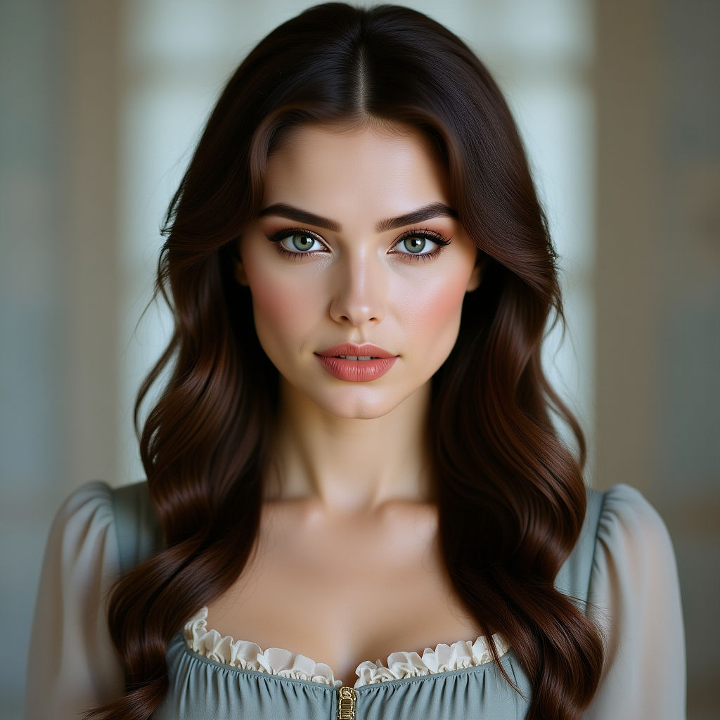 Regency Era Woman in Cinematic Style