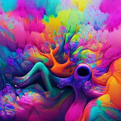 Psychedelic Colors of the Mindscape
