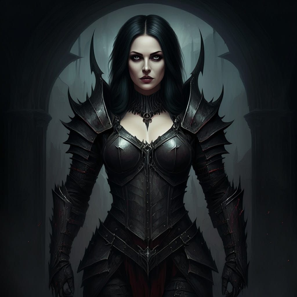 Dark Fantasy Art in Mary Blair's Style