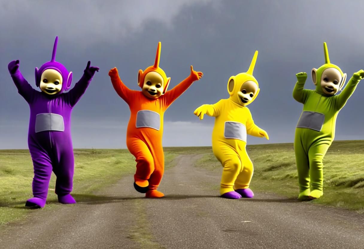 Teletubbies Dance Through the Apocalypse
