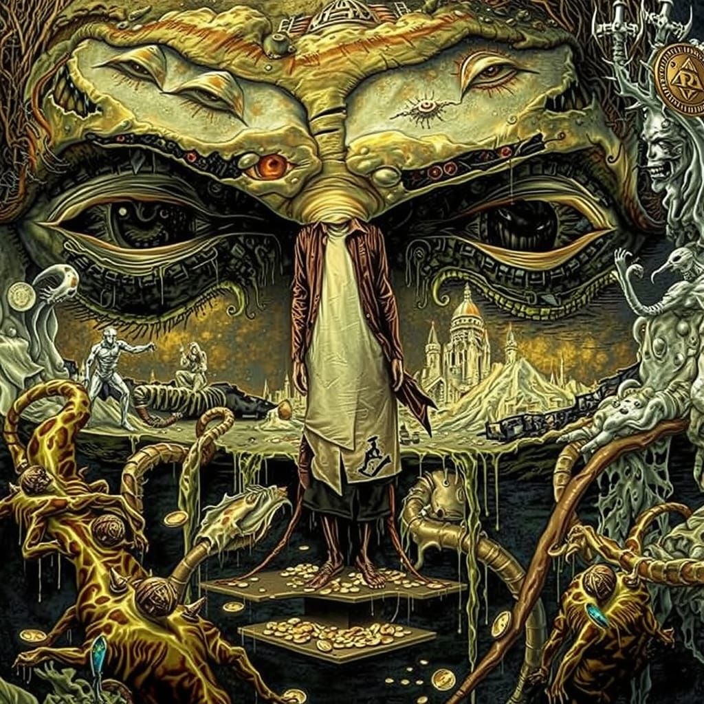 'Avaritia' (Latin for Greed) by 'Year of the Goat'